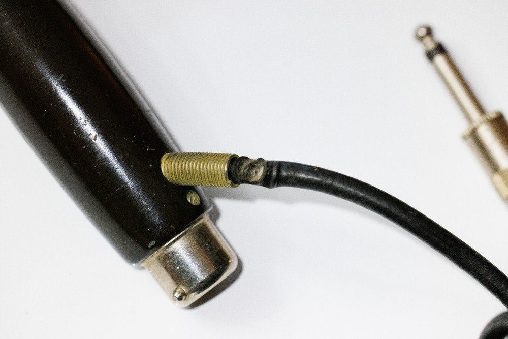 Vtg 1940's Machine Age Webcor Microphone Not tested