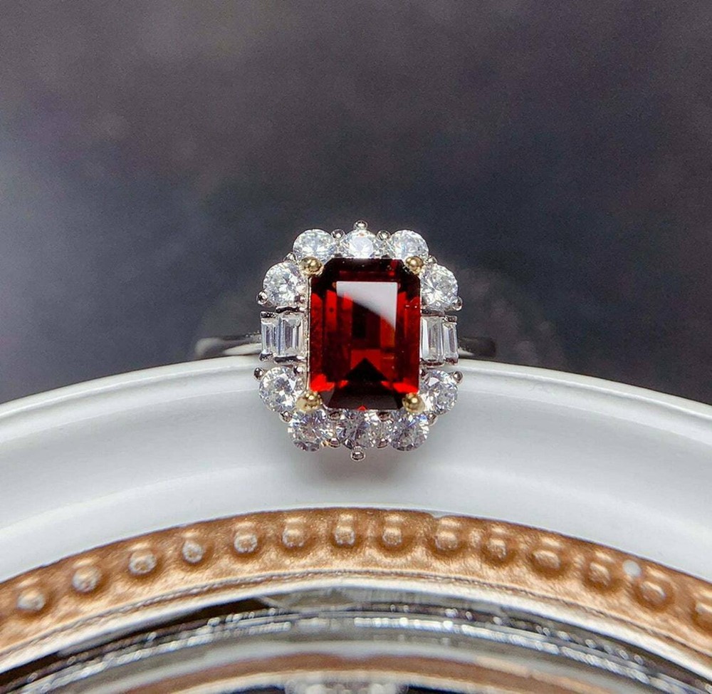 2.50Ct Lab Created Emerald Ruby Pretty Anniversary Ring 14K White Gold Finish