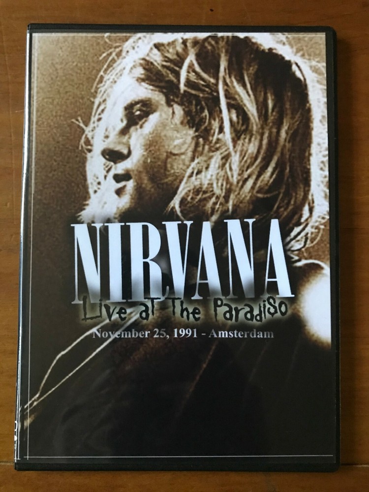 Nirvana - Live in Amsterdam DVD 1991 Kurt Cobain