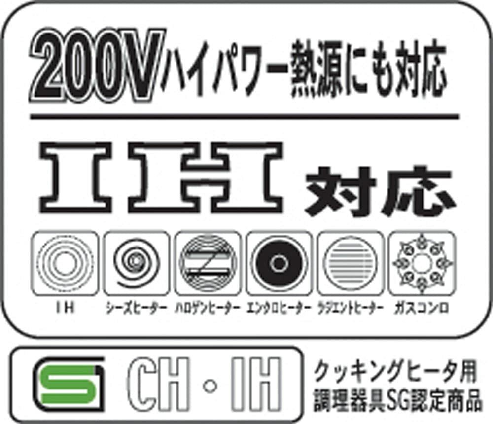 Yoshikawa SJ1024, Tempura Pot with Thermometer and Lid, Made in Japan