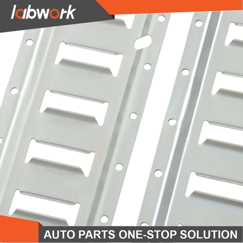 Labwork E Track Tie Down Rail Kit 8× 2' E-Track Bar Rails For Garages Trailers