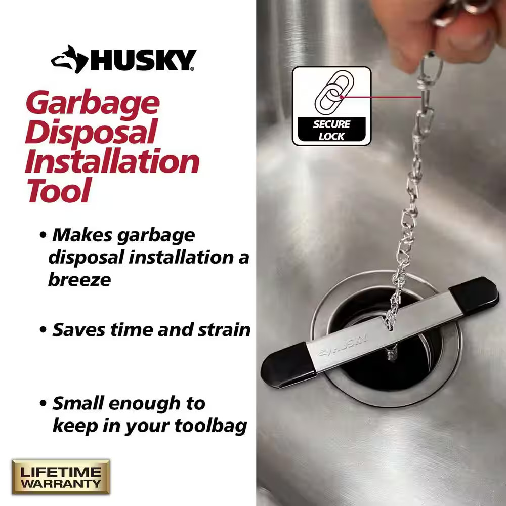 Husky Garbage Disposal Installation Tool Free Ship NEW