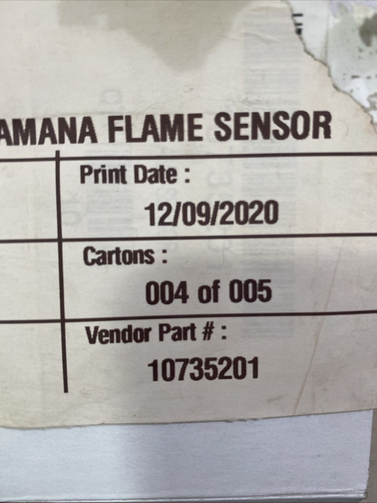 2-GOODMAN AMANA FLAME SENSOR PART-10735201