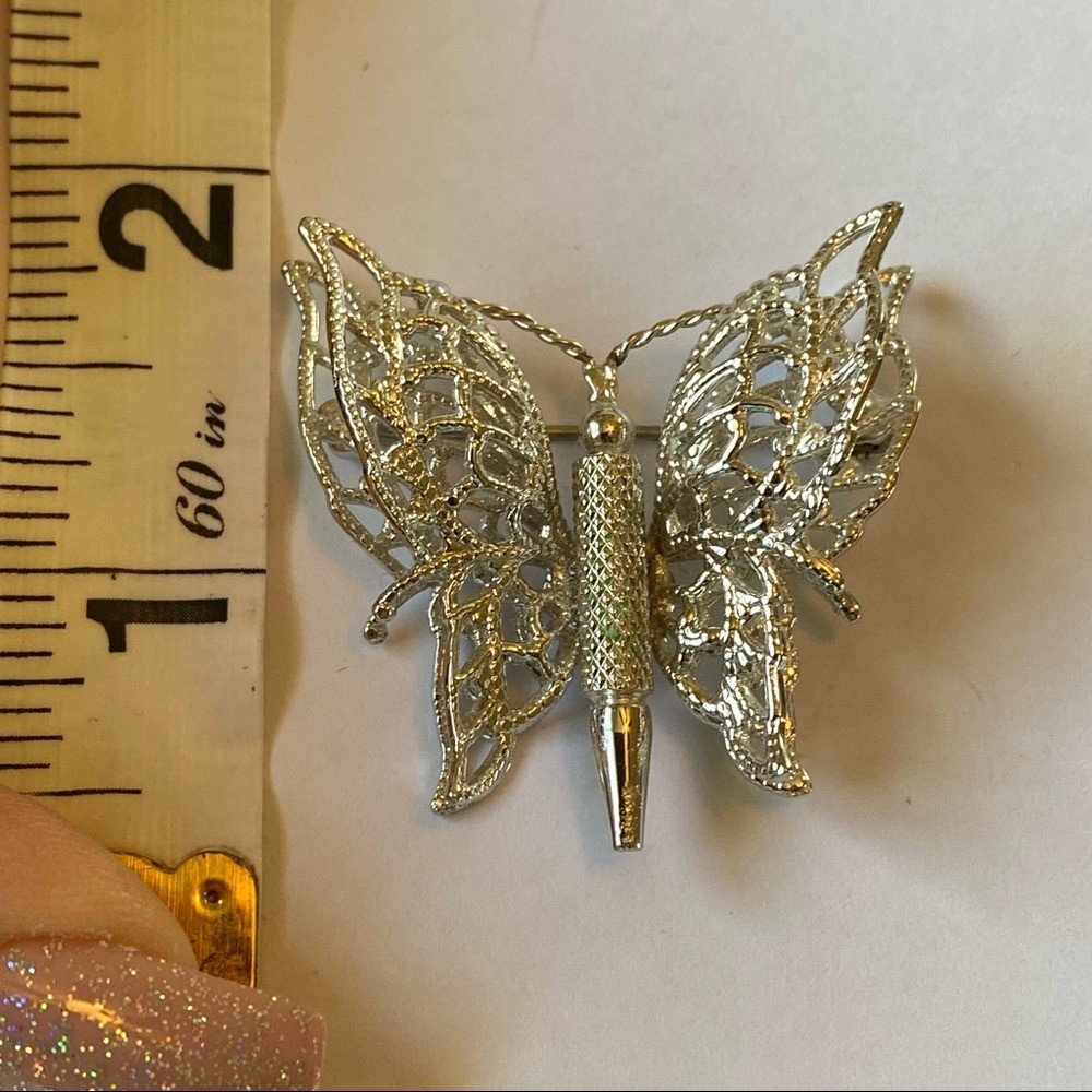 Monet Butterfly Brooch