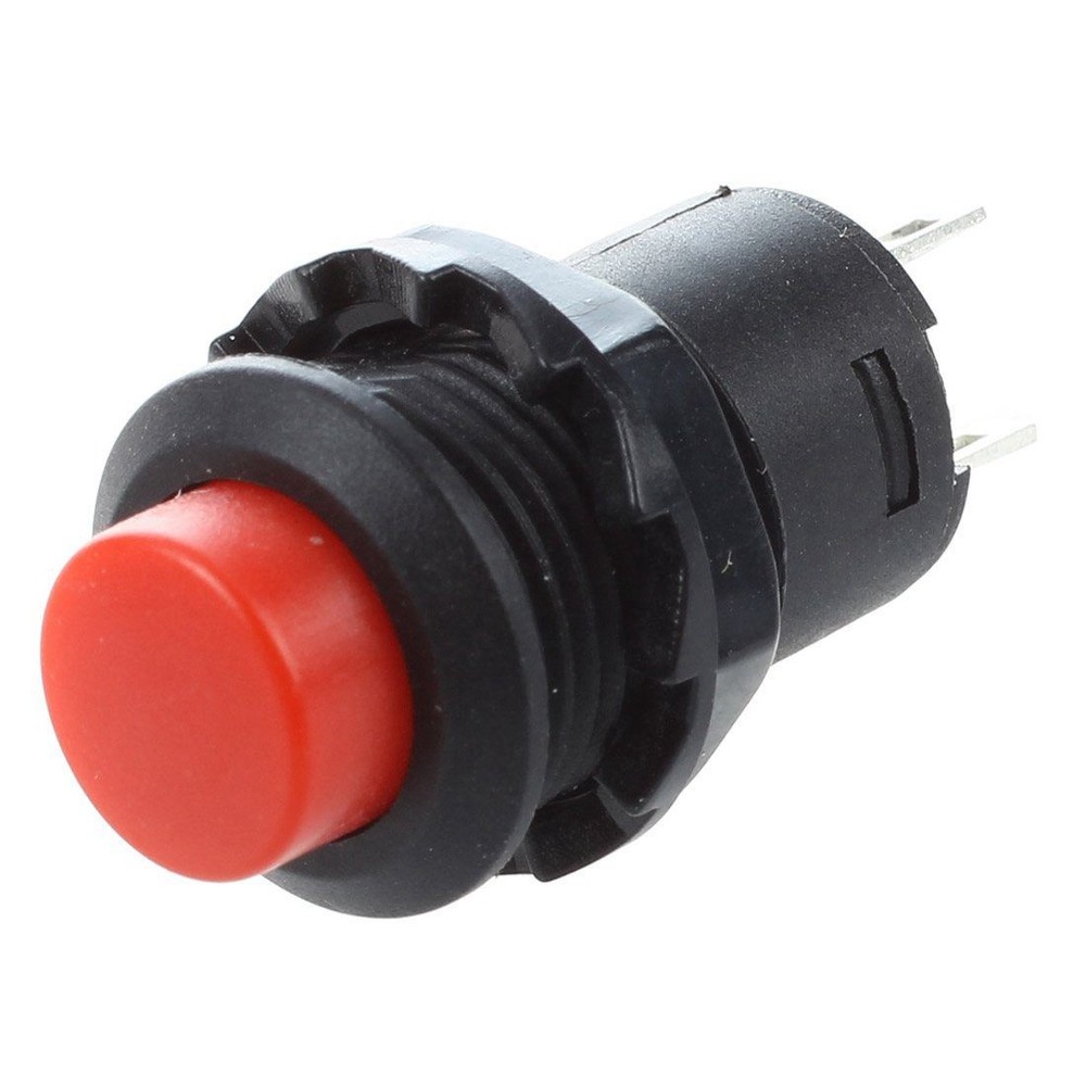 10pcs Latching Action SPST Round Push Button Switch AC 125V 3A B7S5