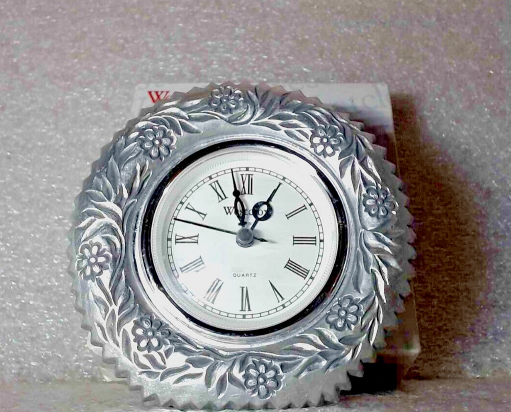 Westclox Decorative table clock hand painted Quartz box instructions