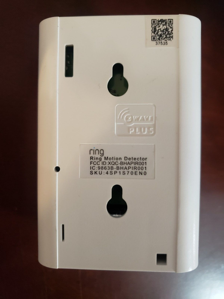 Ring Alarm Motion Sensor Detector White for Ring Alarm - Used
