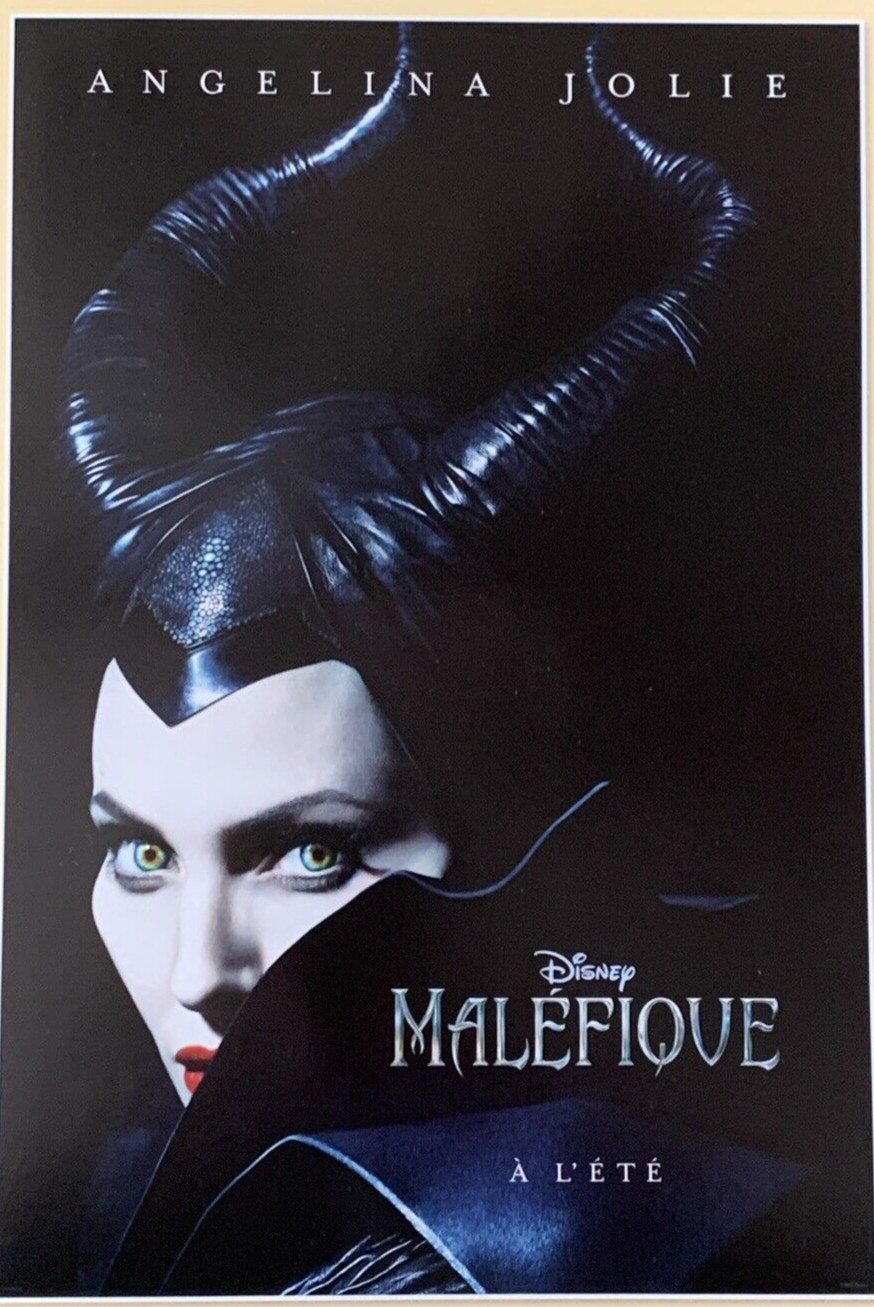 Angelina Jolie Malefique Movie Poster 2014 Disney French Canadian #0012