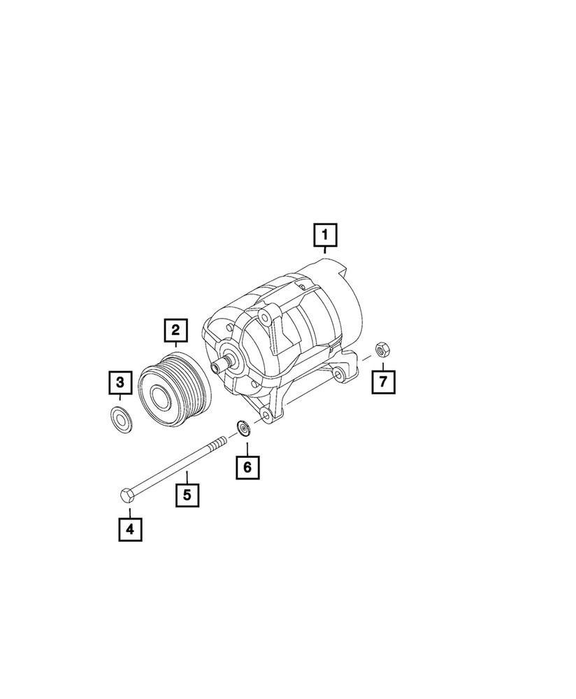 Genuine Mopar Hex Head Bolt 68132563AA