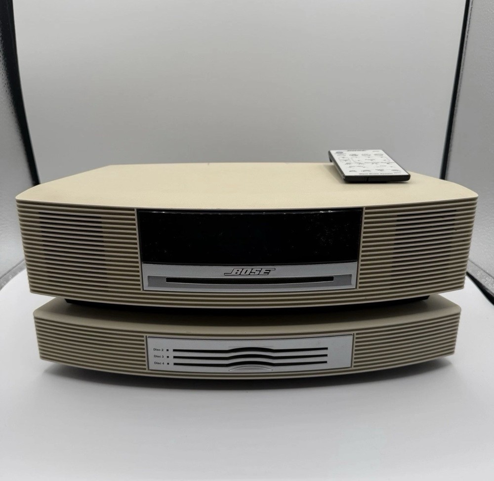 Bose Wave Music System 4-CD Changer CD Player Remote Control Beige