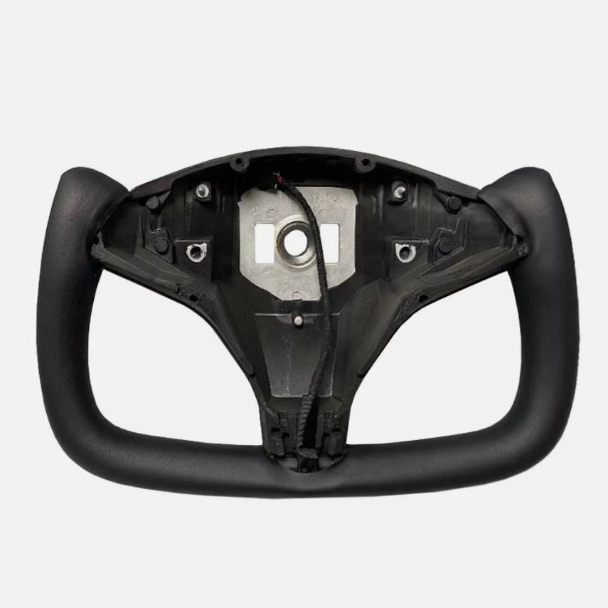 Yoke Steering Wheel Side Carbon Fiber for Tesla Model X/S 2014-2023 With Heated