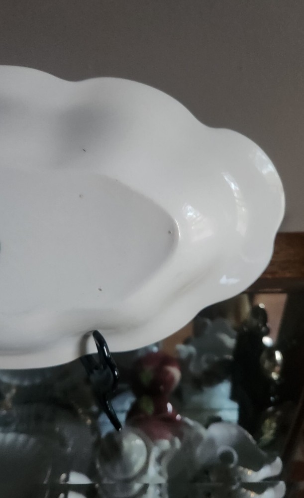 C.P. DIXIE Co. 13"×6⅞" Flowered Oval Serving Dish