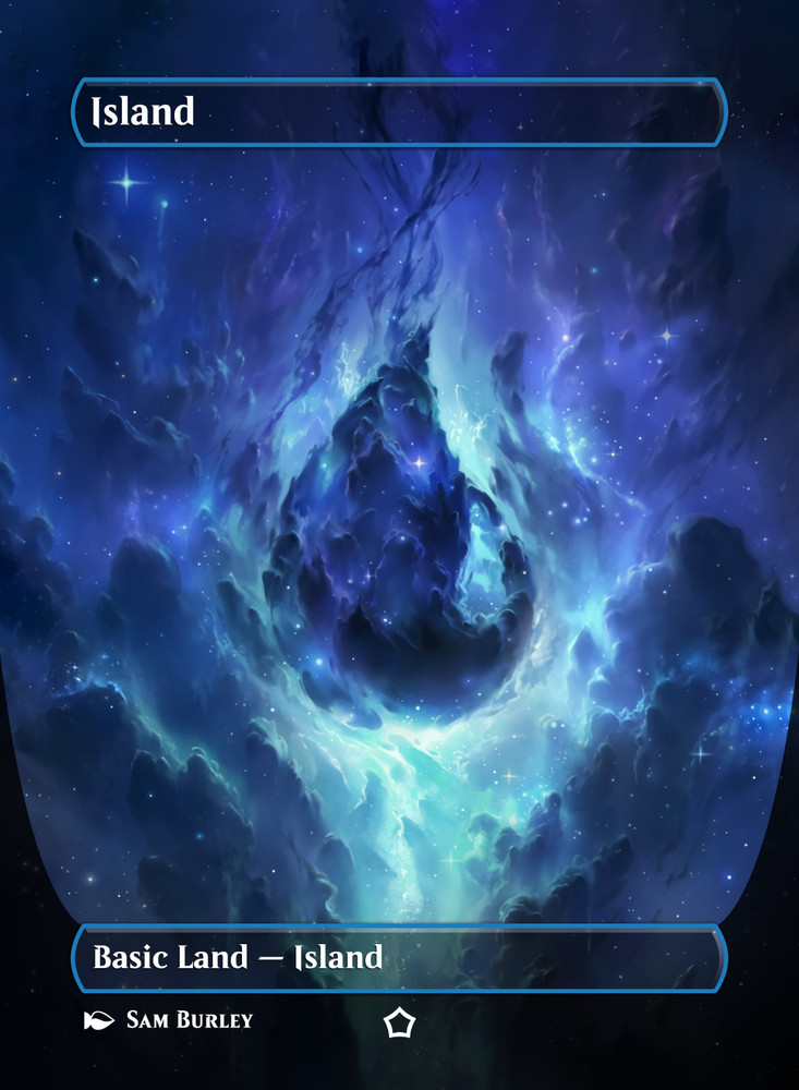 MTG Dragonstorm / Theros Beyond Death - Custom Art Dual Sided Basic Lands Set