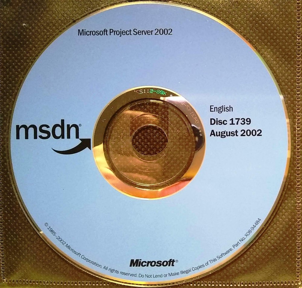 Microsoft Project Server 2002 Full Version w/ Product Key & License