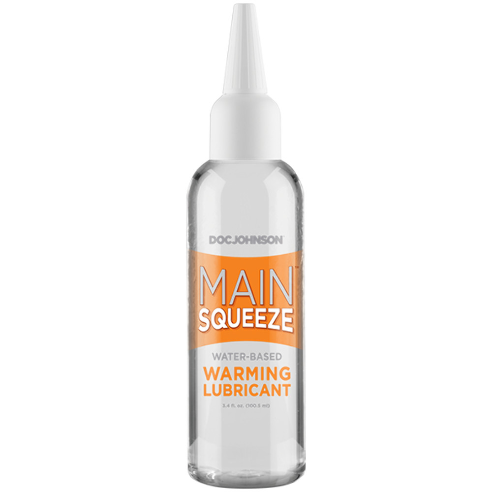 Main Squeeze Warming Water Based Lubricant 3.4 Oz