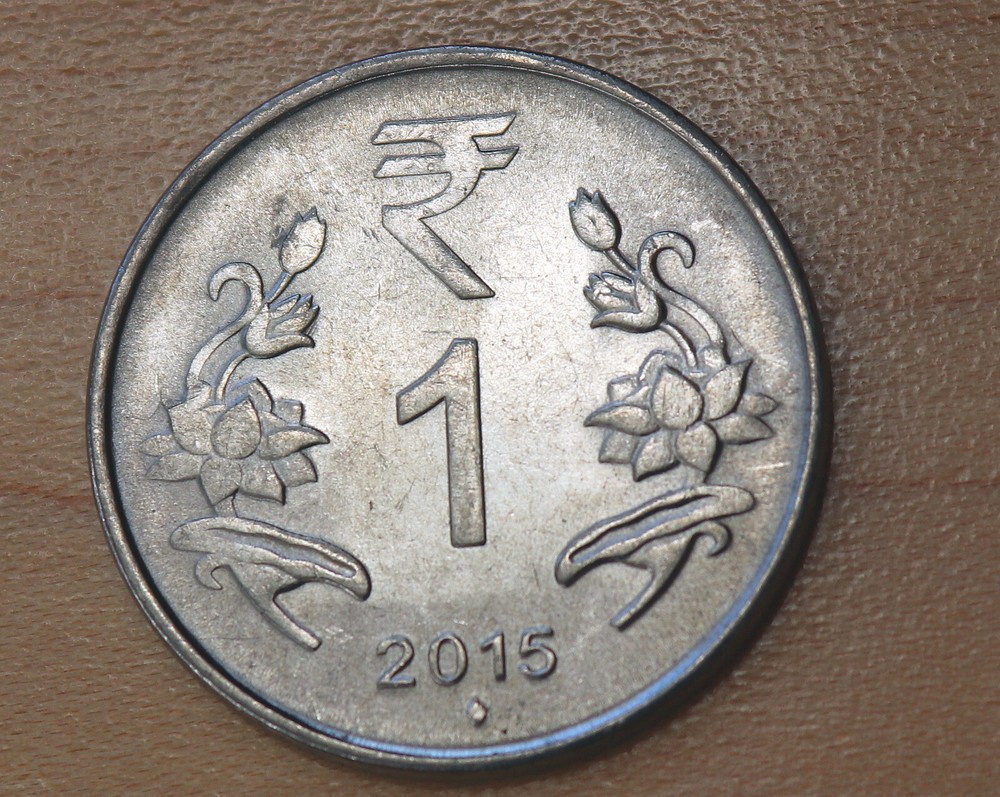 2015 India 1 Rupee Bombay Mint