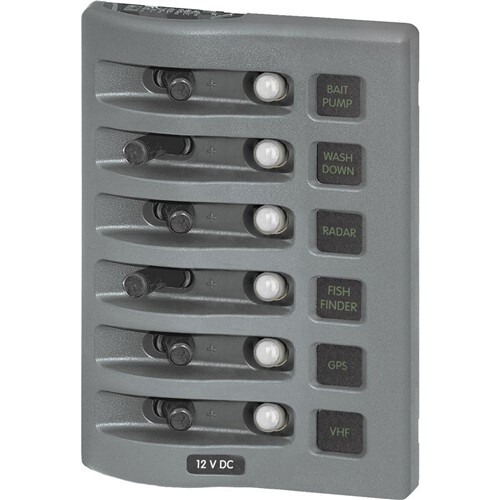 BLUE SEA 4376 WEATHERDECK PANEL 12VDC 4376