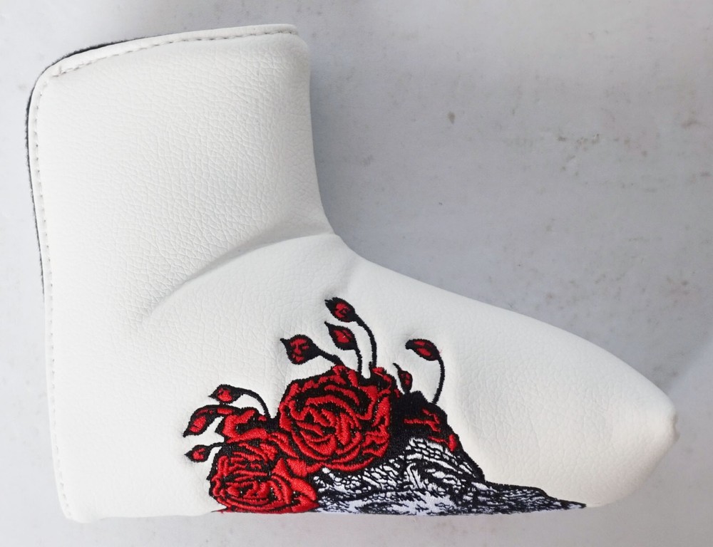 Grateful Dead Skull & Roses Golf Putter Cover - Customizable with name/initials