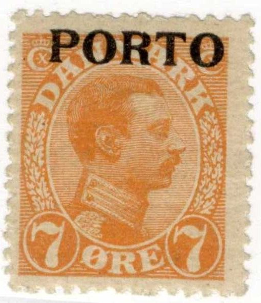 1921 DENMARK STAMP SC J3 A16 MLH OG