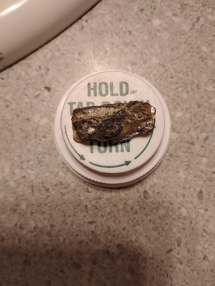 Native Platinum Nugget W/Quartz