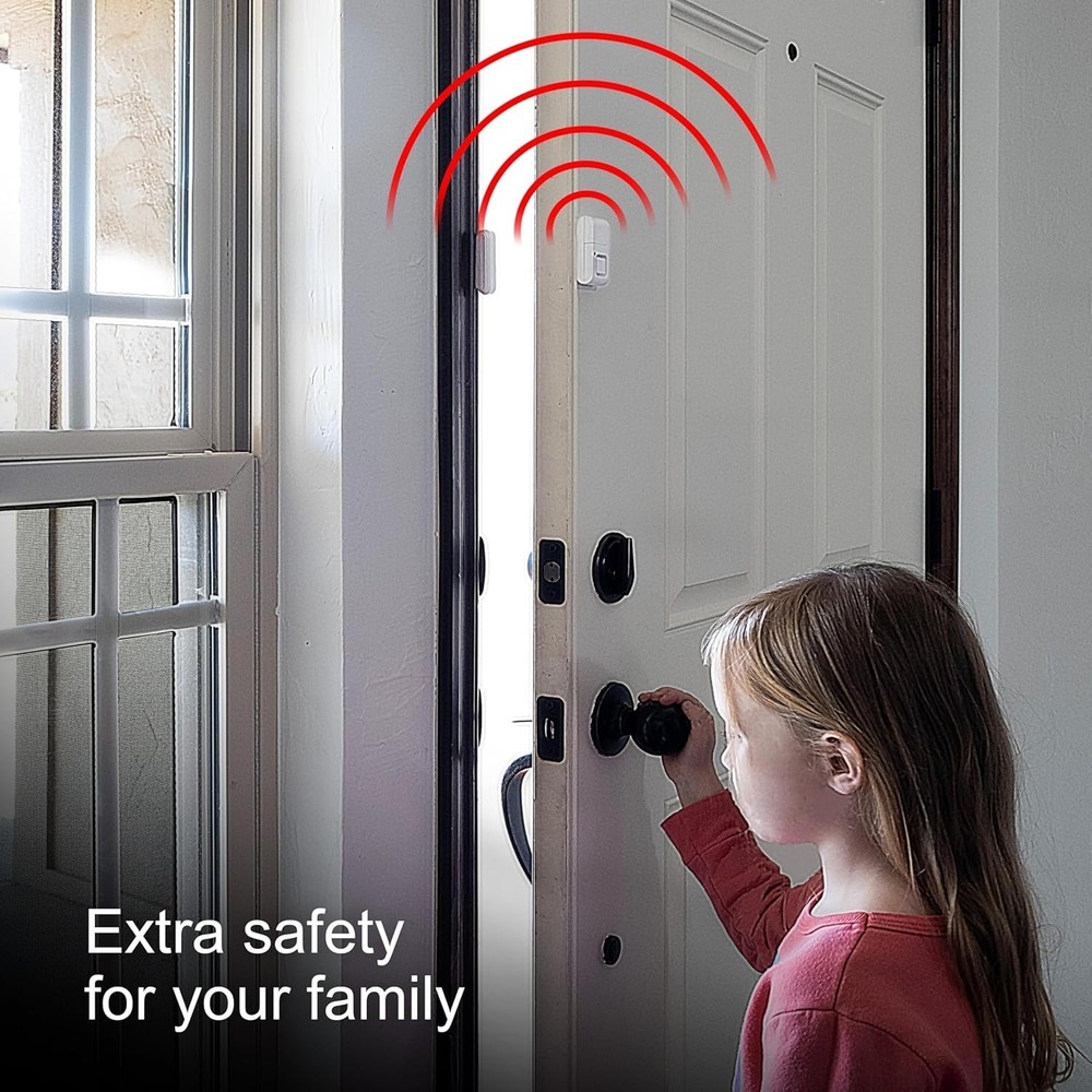 Wireless Burglar Alert System, 4 Alarms