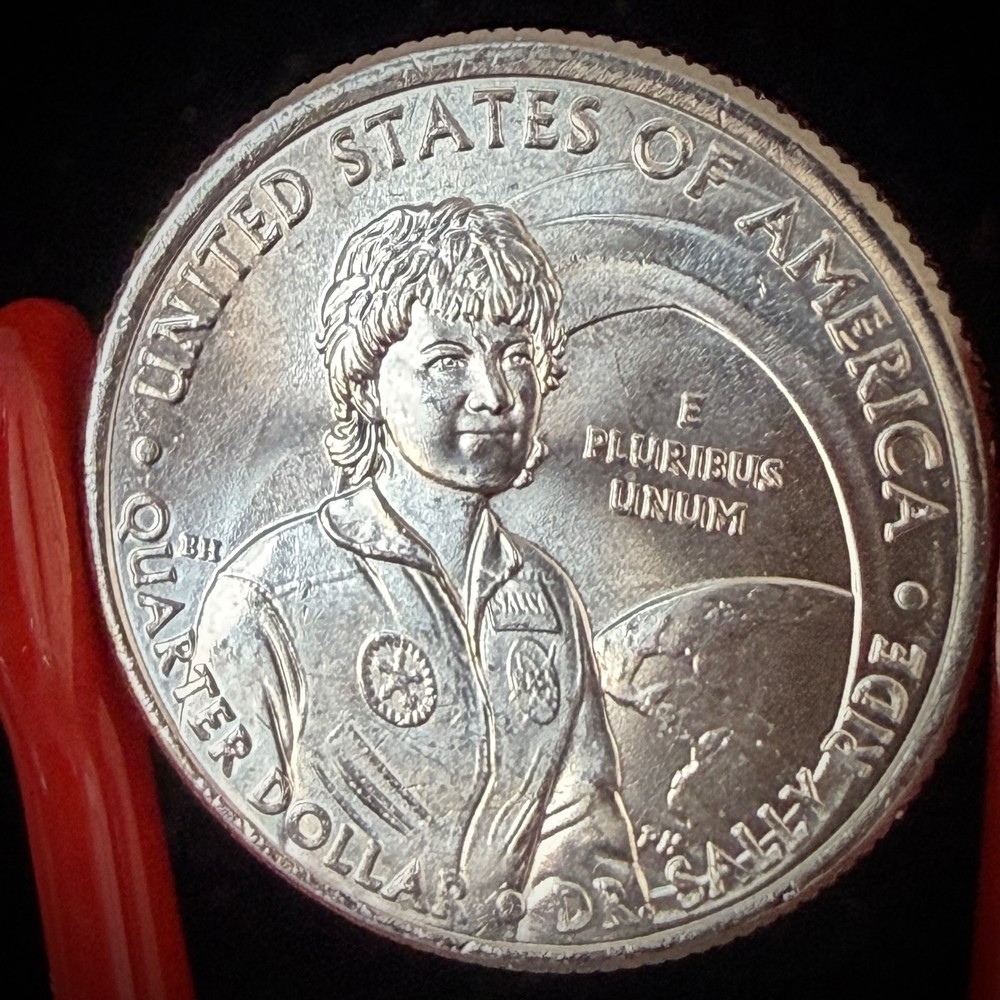 2022-P Sally Ride Quarter Major Mint Error “Ghost Comet Tail” UNC Uncirculated