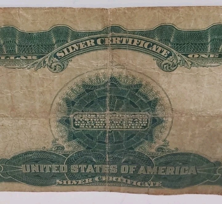 1899 1$ Black Eagle Silver Certificate - Serial# M12110321A (CIRCULATED)