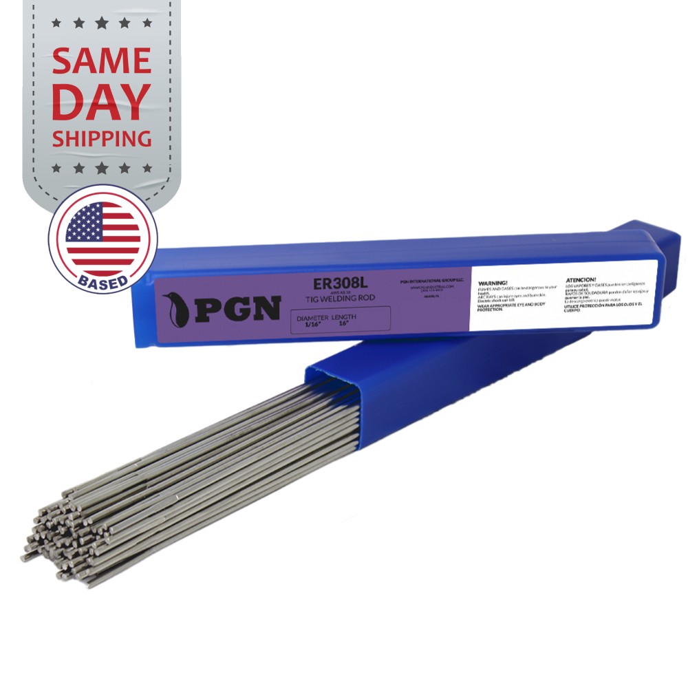 ER308L 1-lb 1/16" x 16" Stainless Steel Welding Rod - TIG Filler Rod, TIG Rod