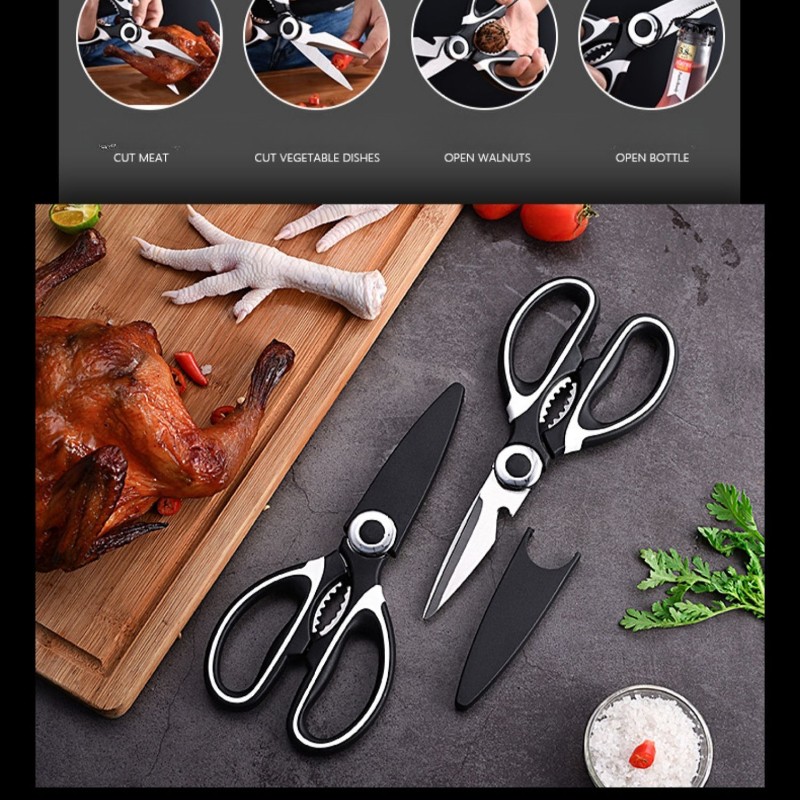 1PC food scissors strong chicken bone fish kitchen multi functional