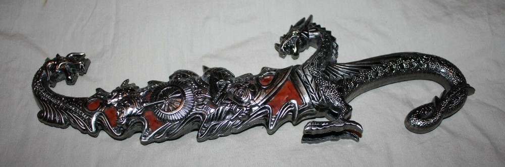 Fantasy 14" Medieval Knight & Dragon Dagger with Sheath