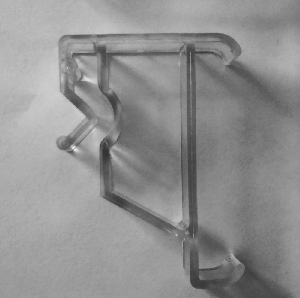 4 pcs Clear Valance Clips for Window Blinds