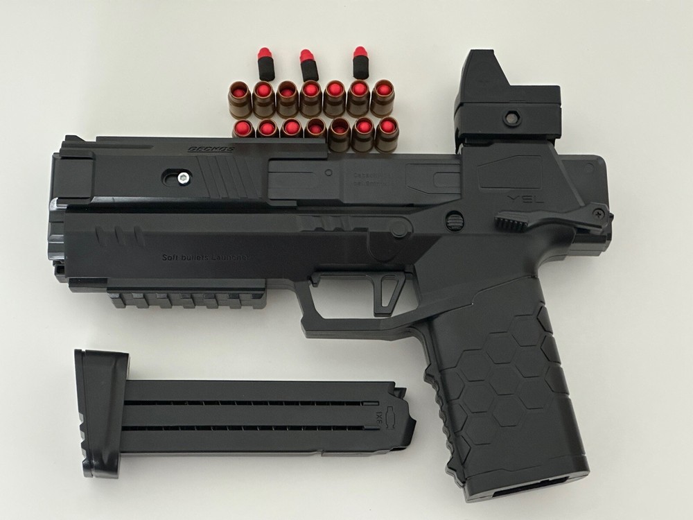 Gecko Soft Bullet Launcher with Red Dot Sight