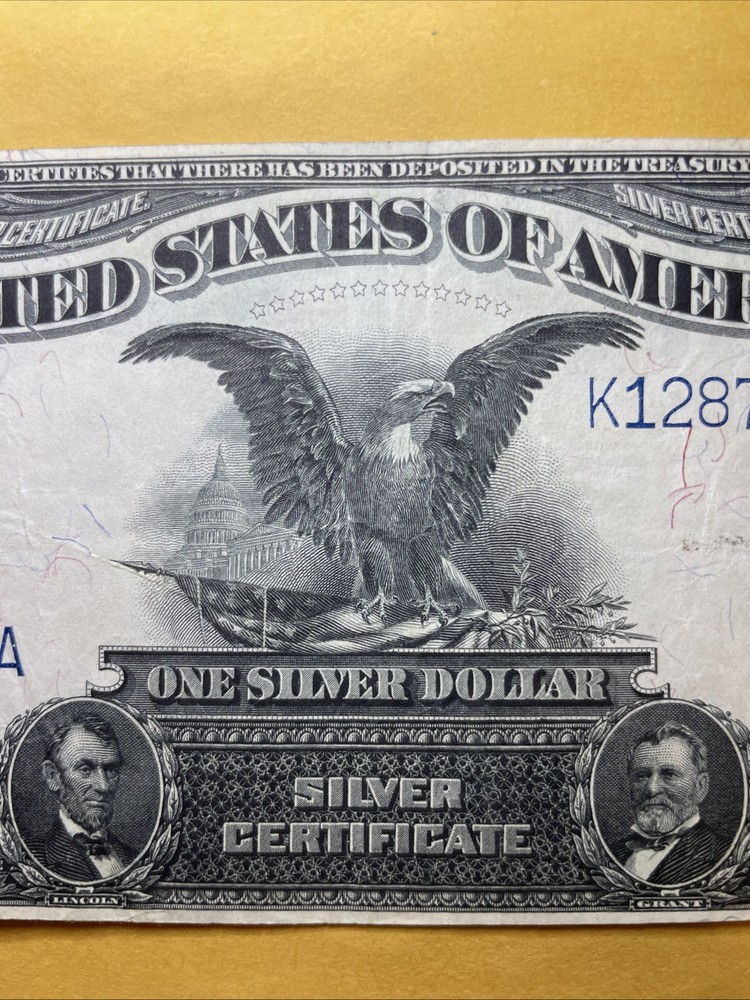 United States 1899 $1 Silver Certificate Large Size “Black Eagle” Note