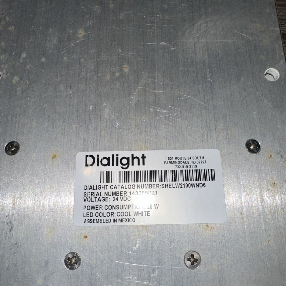 24 V LED Panel Dialight SHELW2100WND6 High Intensity Surface Mount Dimmable