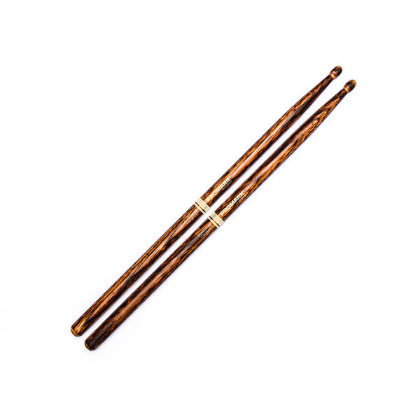 Promark TX2BW-FG FireGrain Classic Forward 2B Drumsticks, Oval Tip