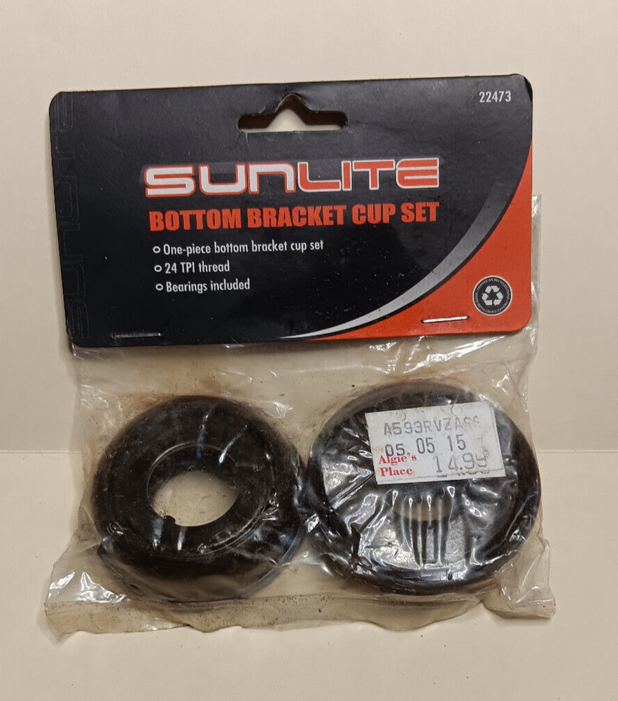 Sunlite #22473 Bottom Bracket Cup Set NOS