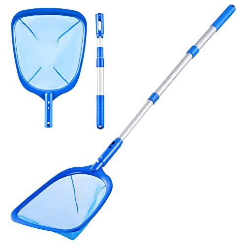 Pool Skimmer - Pool Net with 3 Section Pole, 48 inch Pool Pool Net with Pole