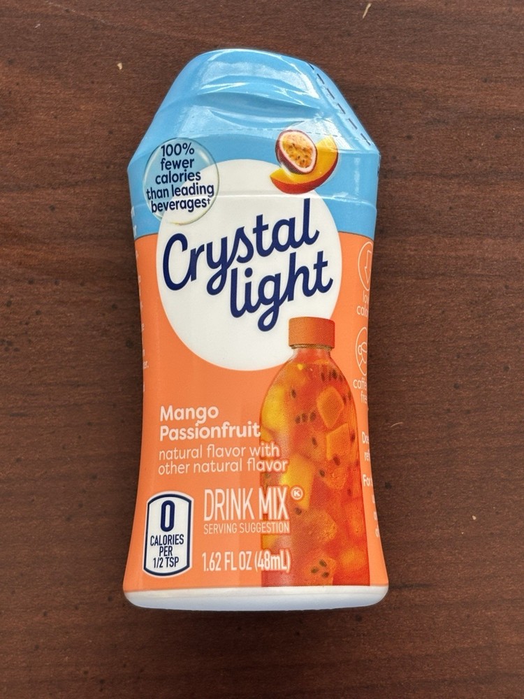 2 Mango Passionfruit Liquid Water Drink Enhancer Crystal Light