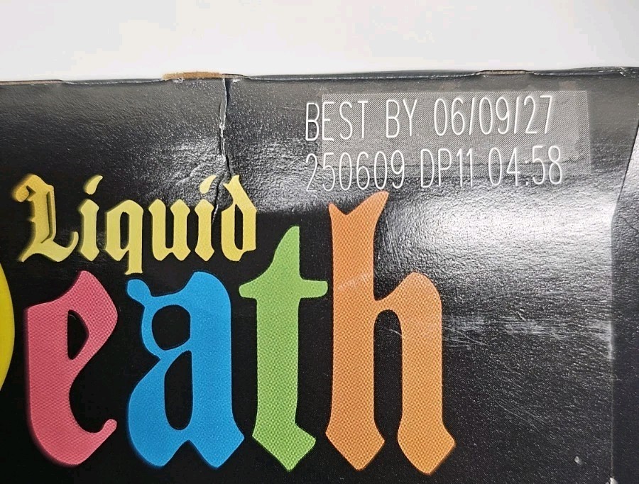 Fruity Pebbles Liquid Death Cereal Criminal Sparkling Water 12 Oz Cans