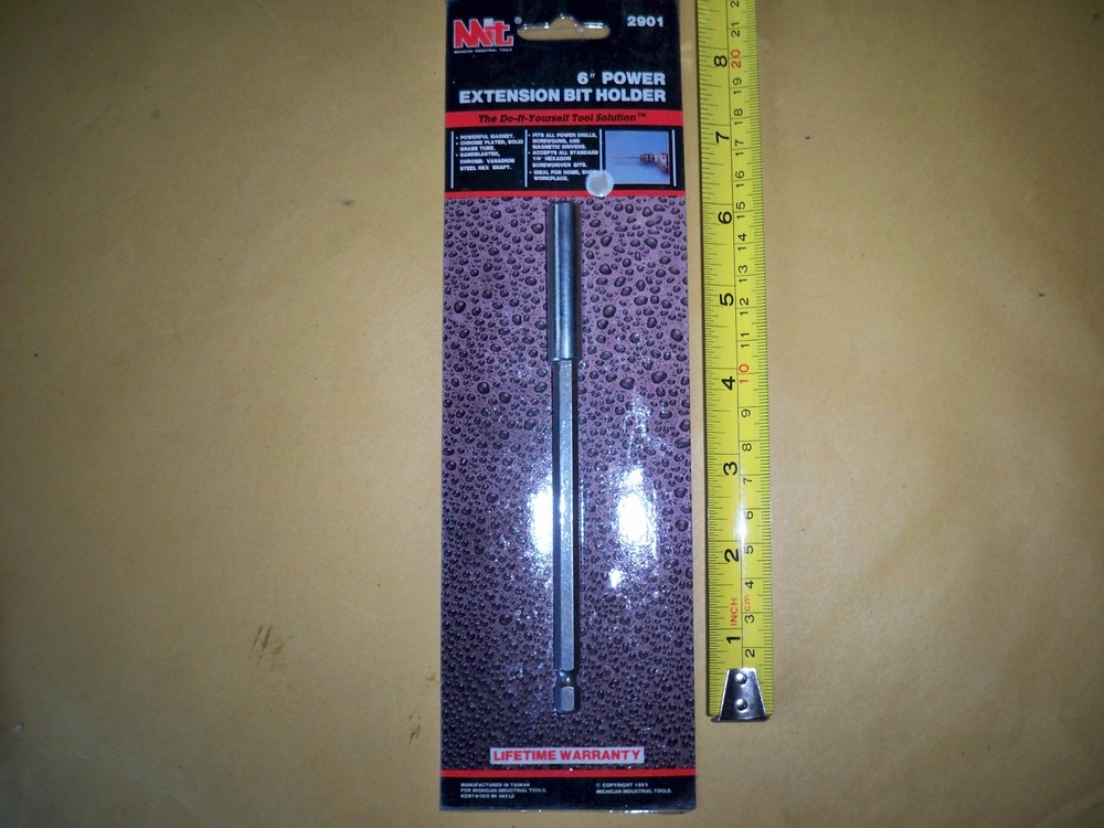 6" POWER EXTENSION BIT HOLDER  MIT MAGNETIC