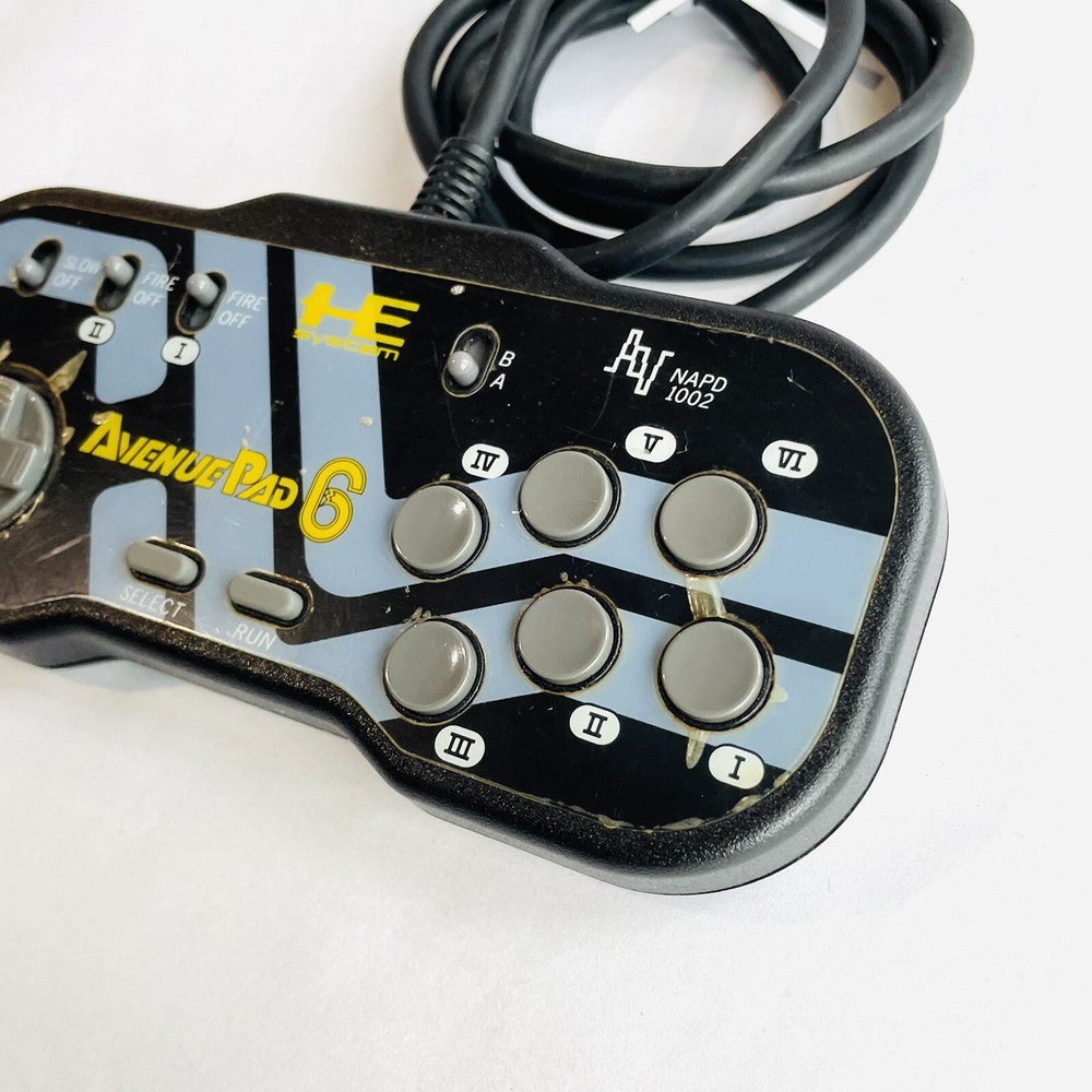 PC Engine 6 button Controller Avenue Pad 6 PCE HE system Control Pad from Japan
