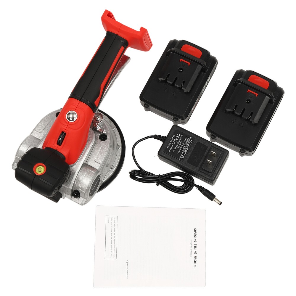 6 Speed Tile Vibration Machine Handheld Tile Tiling Machine 13.5cm Disc Diameter