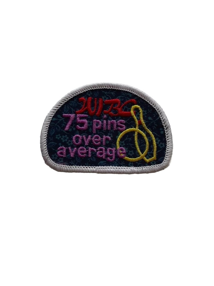 Bowling Patch Wibc 75 Pins Over Average