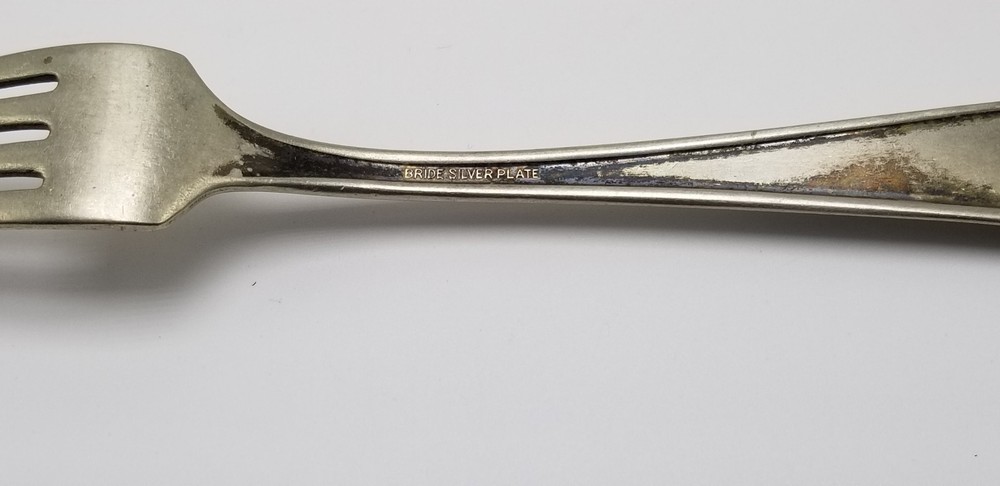International Silver "Bride" 1923 Silverplate Fork 7"