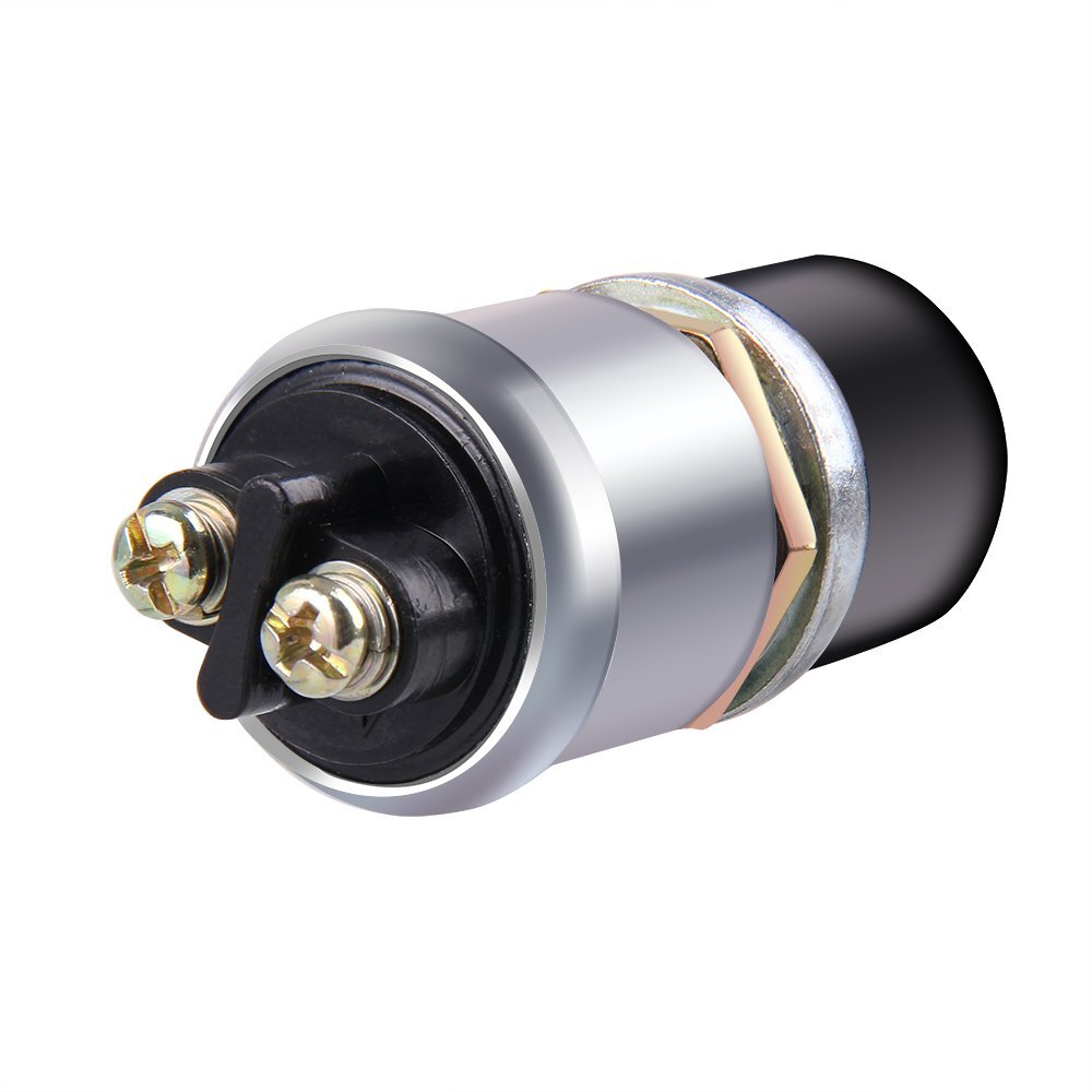2PCS 12 Volt DC Heavy-Duty Start Momentary Push-Button Starter Switch (50 Amps)