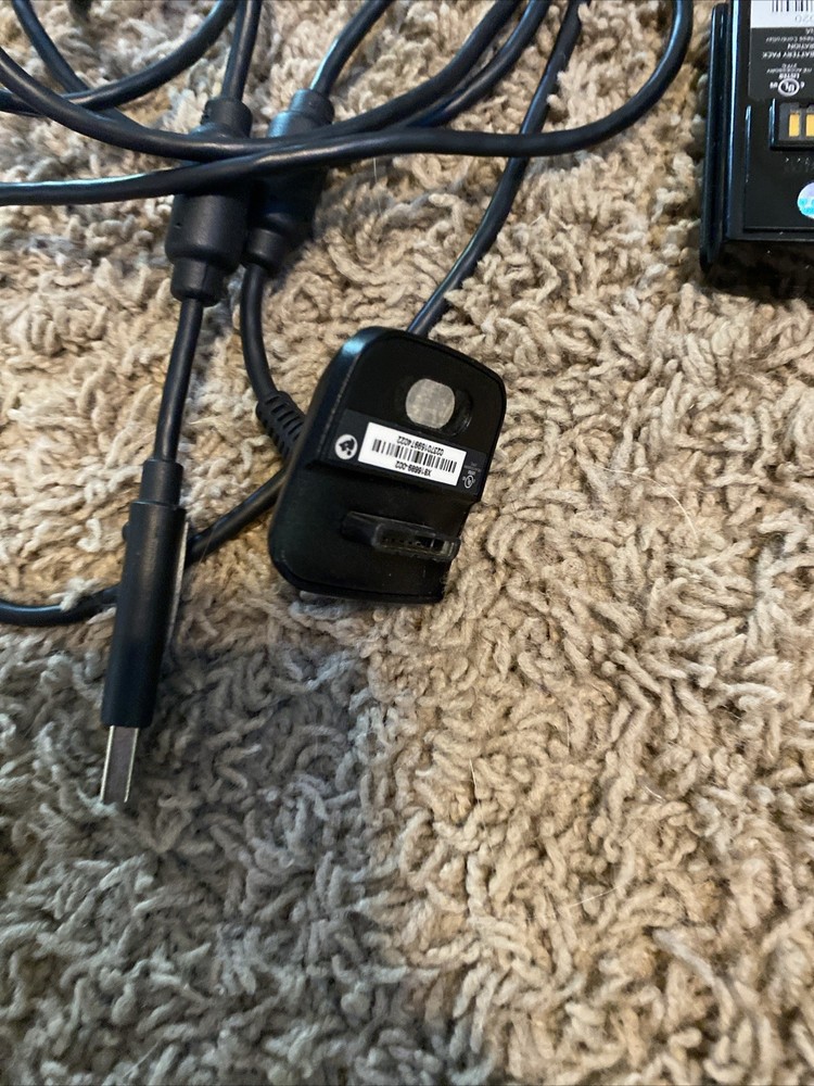 Xbox 360 Play And Charge Kit Controller USB Charging Cable Plug Dongle + Battery