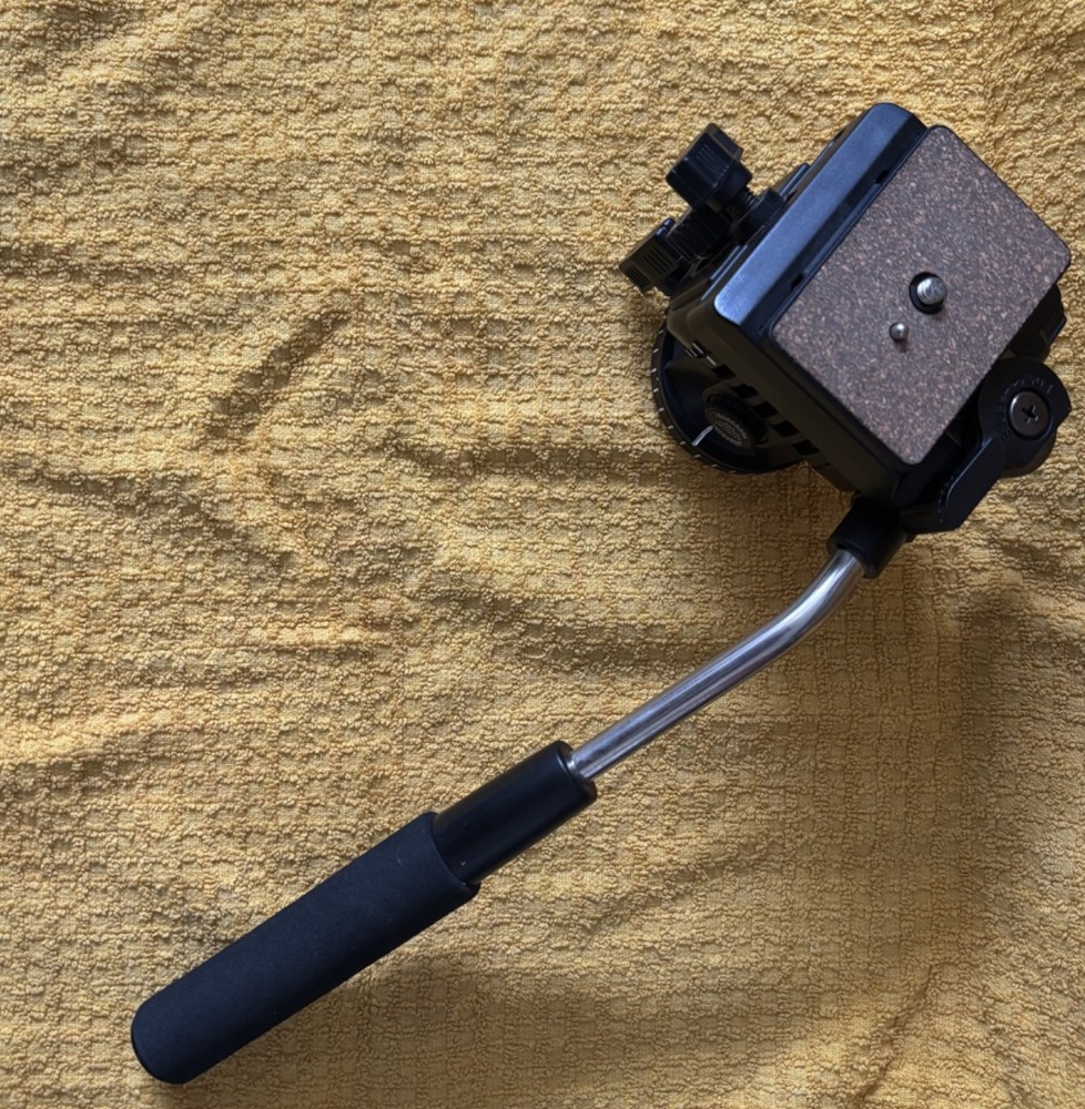 Fluid Video Head Camera Head for Camera with 1/4" Thread