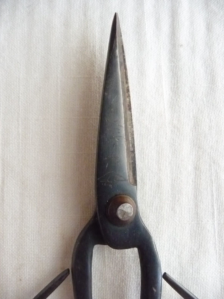 Vintage Forged Signed Bonsai Scissors