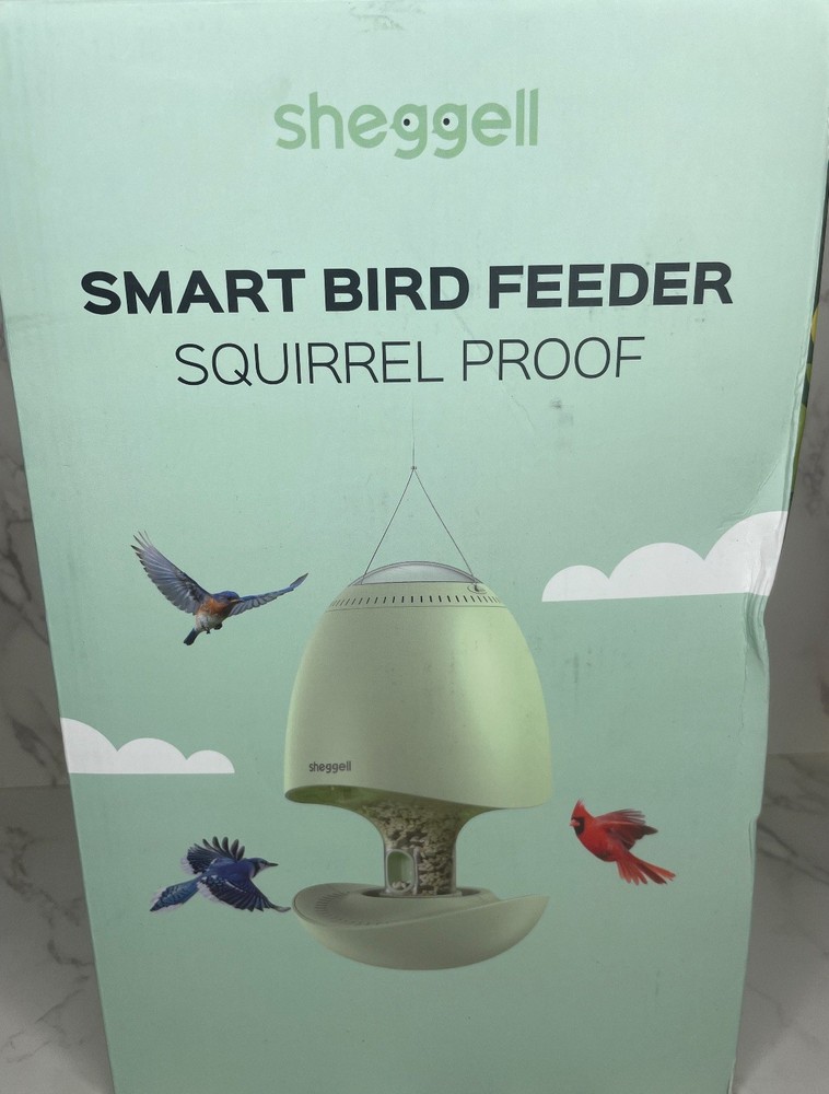 Sheggell Squirrel Proof Smart Bird Feeder