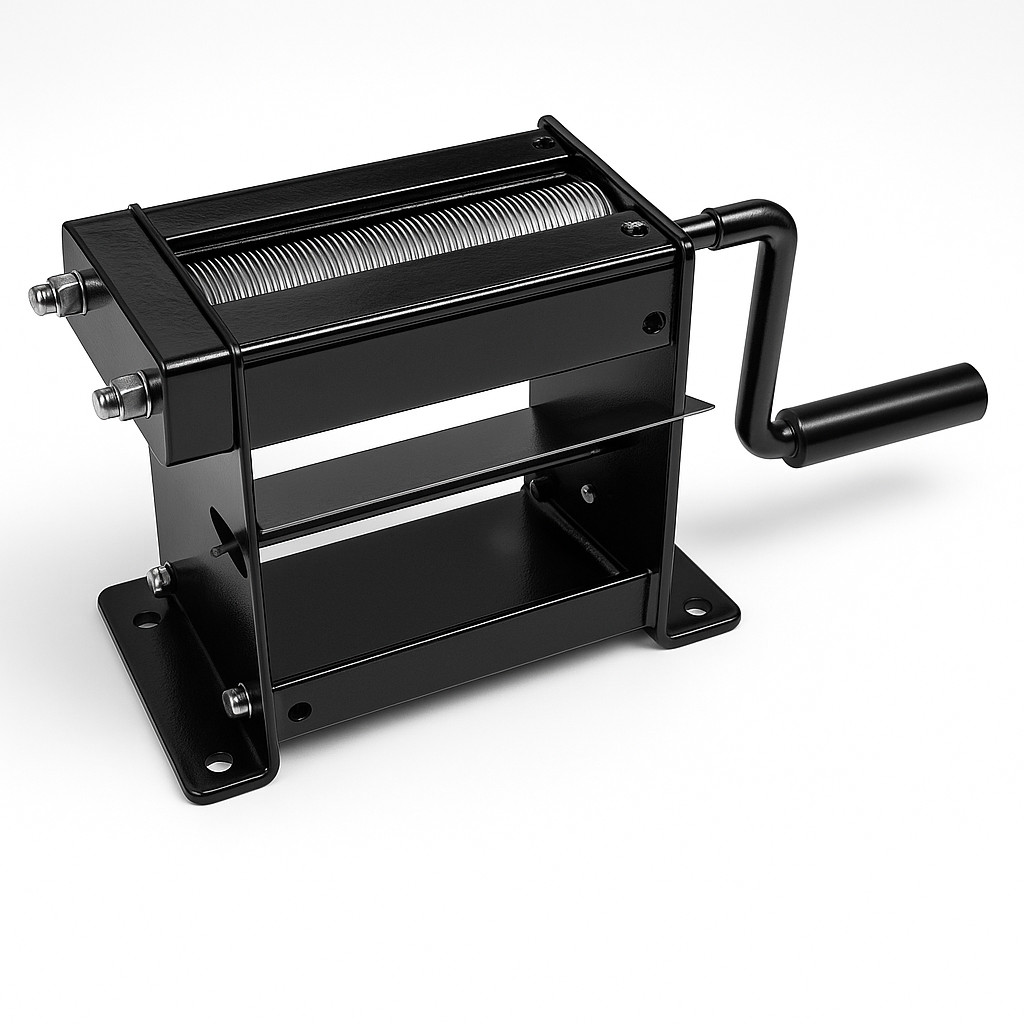 S100 Tobacco Cutter – Manual & Electric – 0.8mm Fine Cut – RYO Black Steel